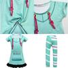 Girls Wreck-it Ralph 2 Vanellope Von Schweetz Colorful Skirt And Pants Cosplay Costume