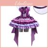 Costume Cosplay Puella Magi Madoka Magica en Tissu Satiné Pour les Fans de Jeu de Rôle Anime