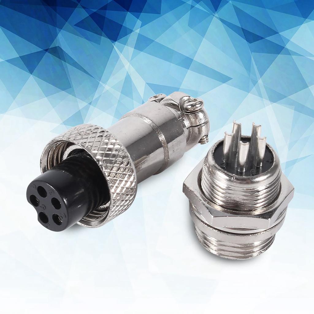 10 set GX12 5Pin 12mm Aviation Plug Masculin Femeie Metal Priza Conector
