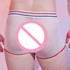 Men'S Mesh Boxer Hollow Out Sheer See Through High Elastic Man Panties Lift Butt U Convex Pouch Underwear Lingerie