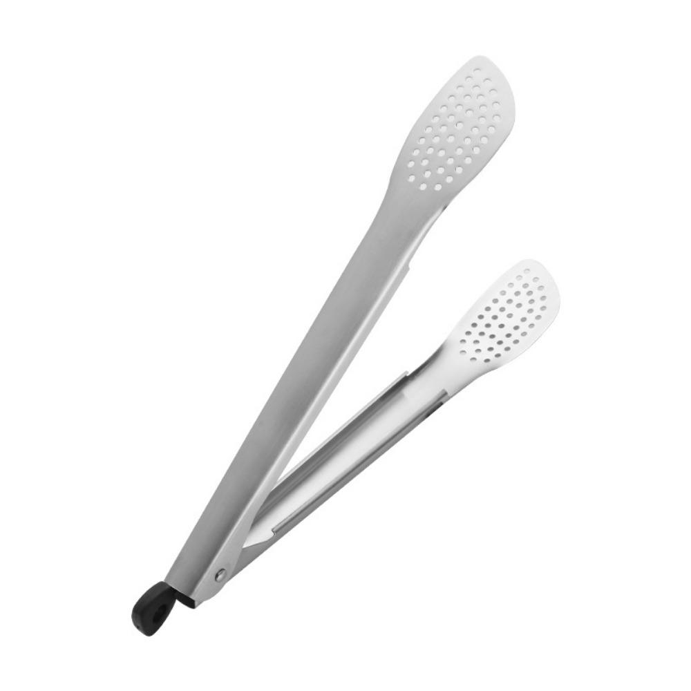 

Щипцы для барбекю с длинной ручкой, регулируемый кухонный зажим для приготовления пищи, пищевые щипцы, буфет серебряный