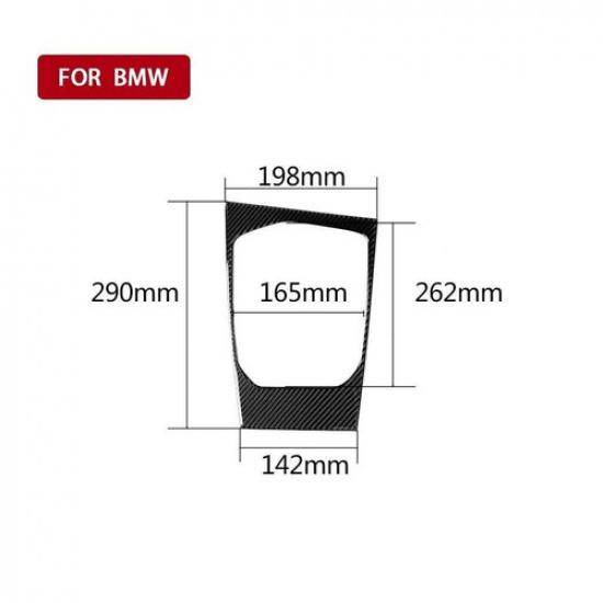 Real Carbon Fiber Console Gear Shift Panel Cover For BMW 3 Series G20 G28 19-20