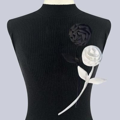DIY Sew Collar Flower Handmade Lapel Pins Fashion Flower Brooch Pins