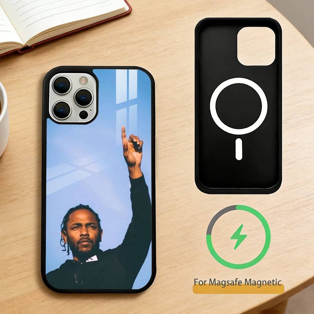 K-Kendrick Lamar Rapper Phone Case For iPhone 17,16,15,14,13,Pro,Max,Plus,Magnetic For Magsafe Wireless Charging