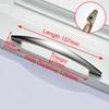NAIERDI Bright chrome Handles Kitchen Cabinet Handles Solid Drawer Knobs Silver Cupboard Door Wardrobe Pulls Furniture Handle