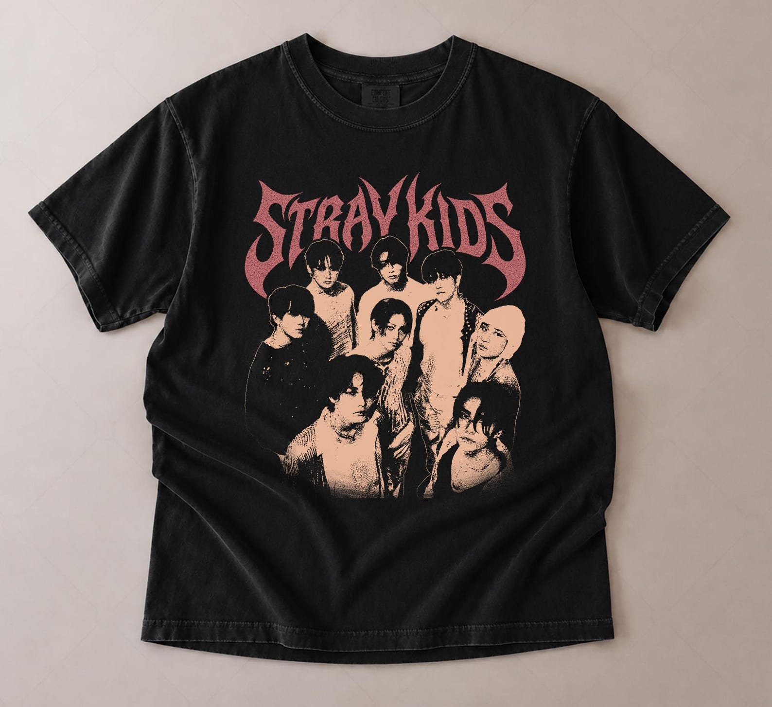 Stray Kids Ate Album Vintage T-Shirt, SKZ Kpop World Tour Graphic Tee 4XL