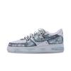Nike Air Force 1 City Memories Gri Rezistent la Abraziune Antiderapant Pantofi de Skateboard cu Top Jos Bărbați Gri Albastru IR0952-002(Echipa626-)