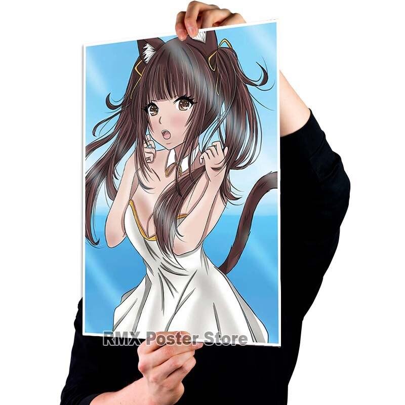 Imprimare HD Anime Coș cu fructe Postere hârtie acoperită albă Poster de pictură Wall Art Decor Living Room Home Bar Decor Imagini