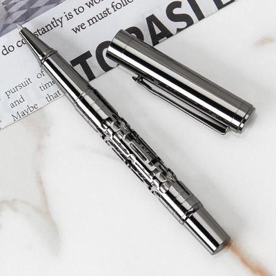 Luxury Metal Hollow Creative Design Ballpoint Pen, Daily Writing Business Signature Pen, School Office Supplies