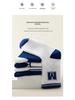 Kids' Combed Cotton Mid-Calf Socks - Trendy, Antibacterial, Deodorant, Medium-Thick for Fall/Winter Sports.