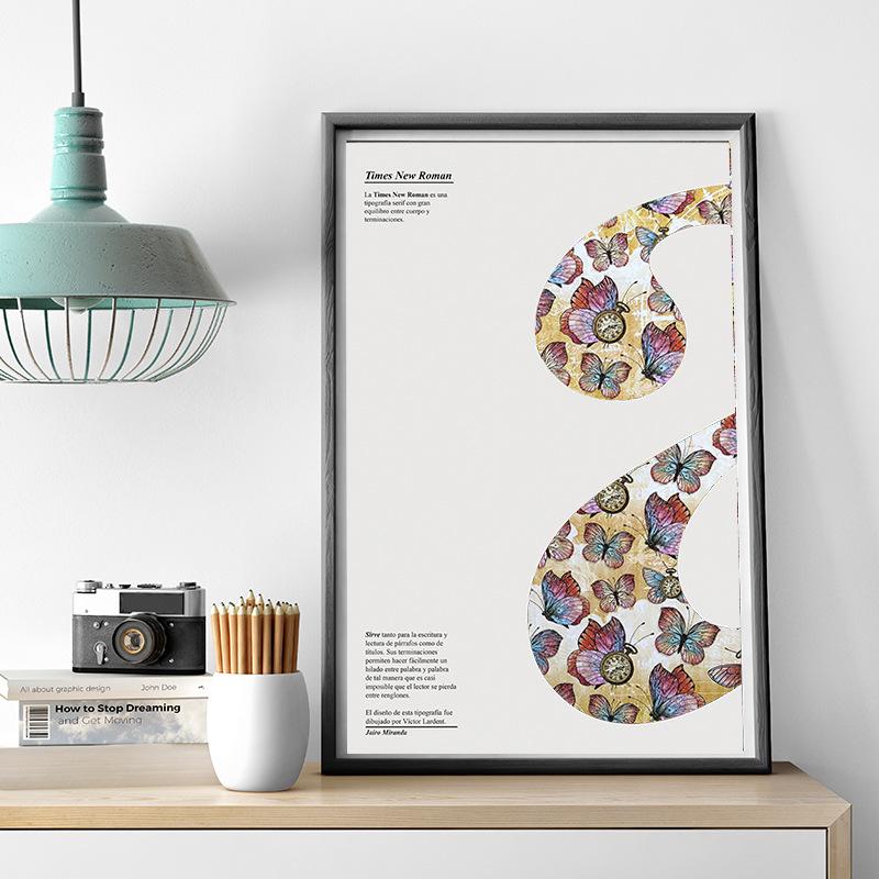 Whimsical Vintage Abstract Figures and Buildings Pattern Paper (12 Sheets)