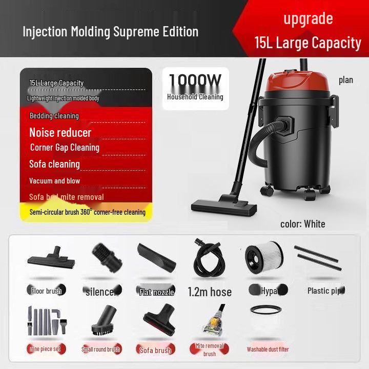 High-Power Cordless Vacuum: Compact, Strong Suction for Home, Car, Industrial Use, Automatic Dust Collection