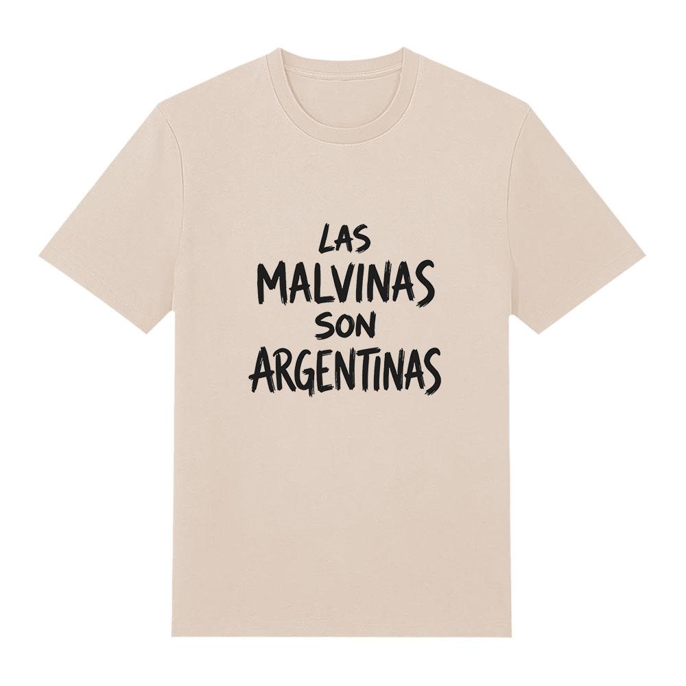 Die Falklandinseln sind Argentinisch Argentinischer Stolz Buchstabendruck T-Shirt Herren Mode Lässig Kurzarm Damen O-Ausschnitt Baumwolle Locker Oberteil