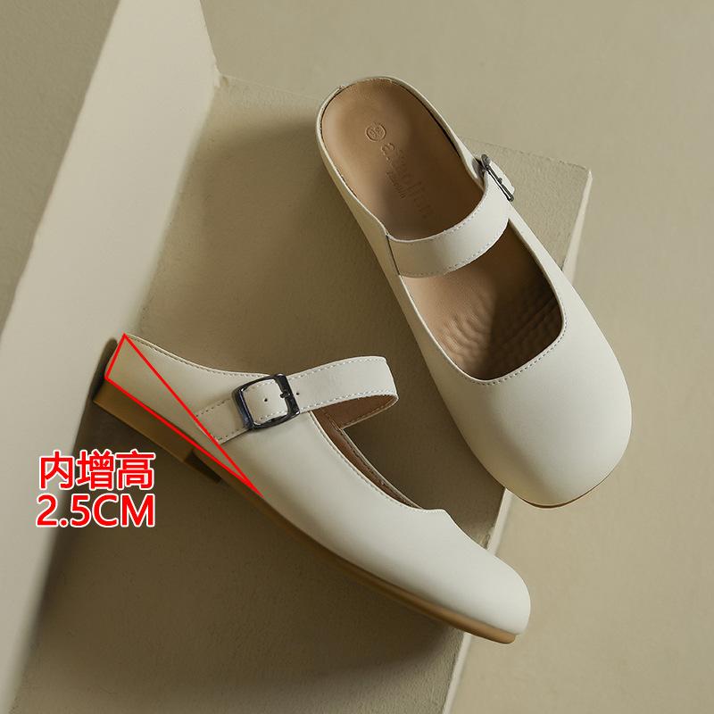 

Женские ретро туфли-лодочки на плоской подошве с полуподдержкой и скрытой платформой, увеличивающей рост 40 абрикосовый