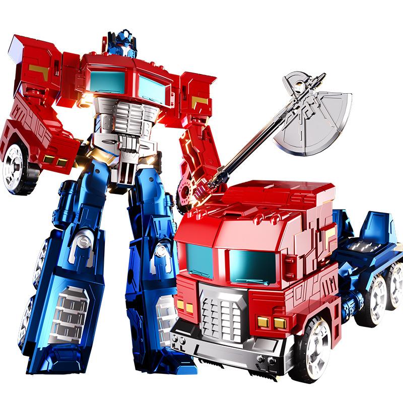 Figure Shape-Changing Toy Super Wasp Optimus Car Column Robot Model King Kong 7 Boy 5