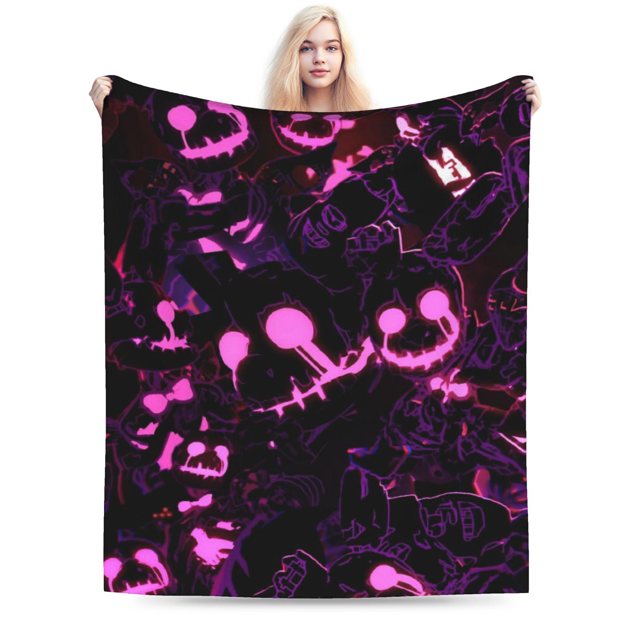 

Super Soft Springtraps Fnaf Throw Blanket Premium Flannel Fleece Lightweight Bed Blanket Cozy Fluffy Blankets All Season Use 75x90cm