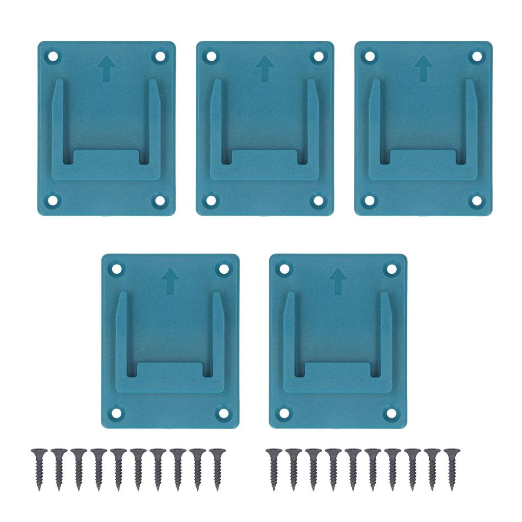 5 Set Suport de Scule Montare Dock ABS Puternic Stabil Suport Depozitare Scule Baterie Litiu 18V pentru Bosch