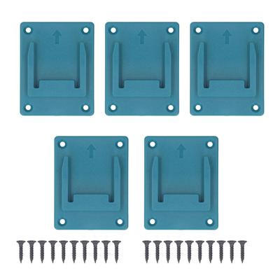 5 Set Tool Holder Dock Mount ABS Strong Stable 18V Lithium Battery Tool Storage Holder for Bosch