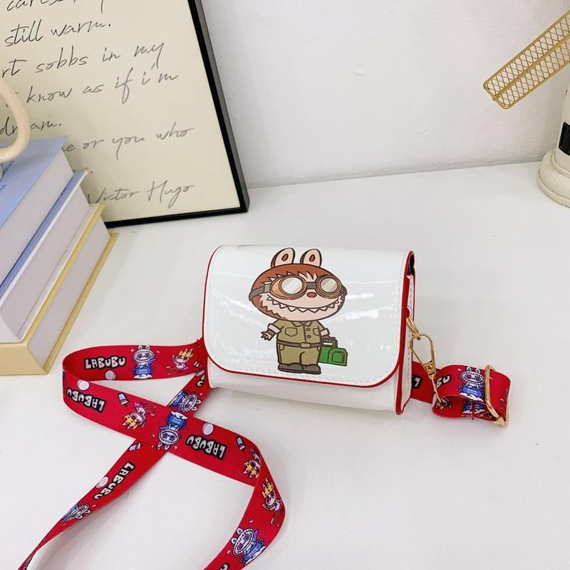Childrens Animal Cartoon Pu Small Wallet With Labubu Design For Kindergarten Girls