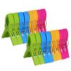 Beach Towel Clips Chair Clips Towel Holder,Plastic Clothes Pegs Hanging Clip Clamps, Yellow,blue,green,red