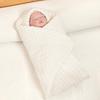 Spring & Autumn Velvet Lambswool Baby Swaddle Blanket - Double-Layer, Foldable & Thickened for Comfort and Warmth