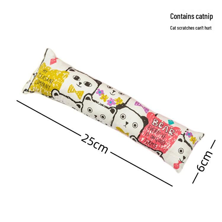 Creative Catnip Pillow: Teasing Cat Toy for Biting and Claw Grinding
