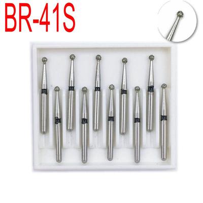 10 adet Elmas Burs Diş Yüksek Hızlı Matkaplar Süper Kaba FG 1.6mm Diş Parlatma Ürünü Diş Laboratuvarı BR-41S