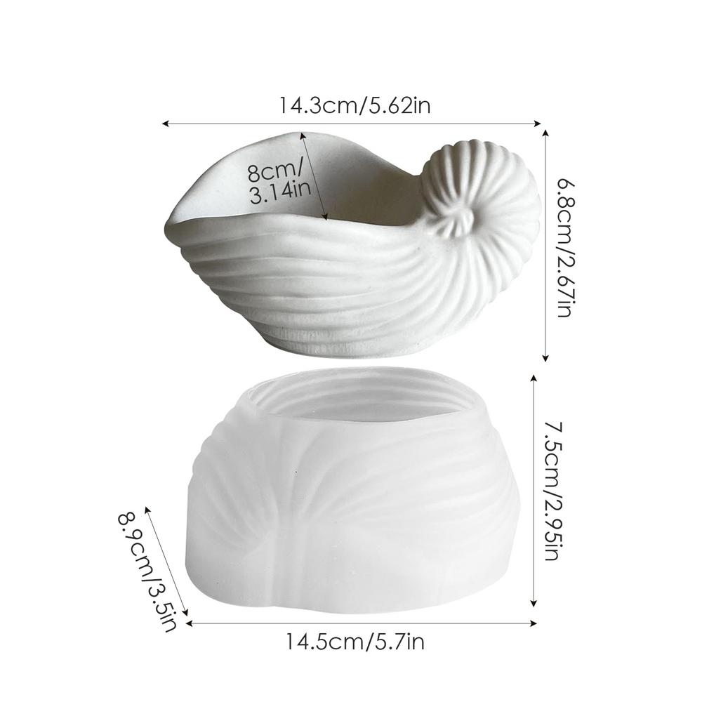 Pflanzgefäßform Topfpflanzentopf-Formen Muschel Kerzenhalter Form Eule Dickkopf Fisch Silikonformen Sukkulenten Topf Formen Für