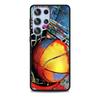 Basketball Korb Sport Hülle für Samsung Galaxy S23 S21 S20 FE S24 S22 Ultra S10 S10e S9 Plus Weiche Schwarze TPU Handyhülle Bumper