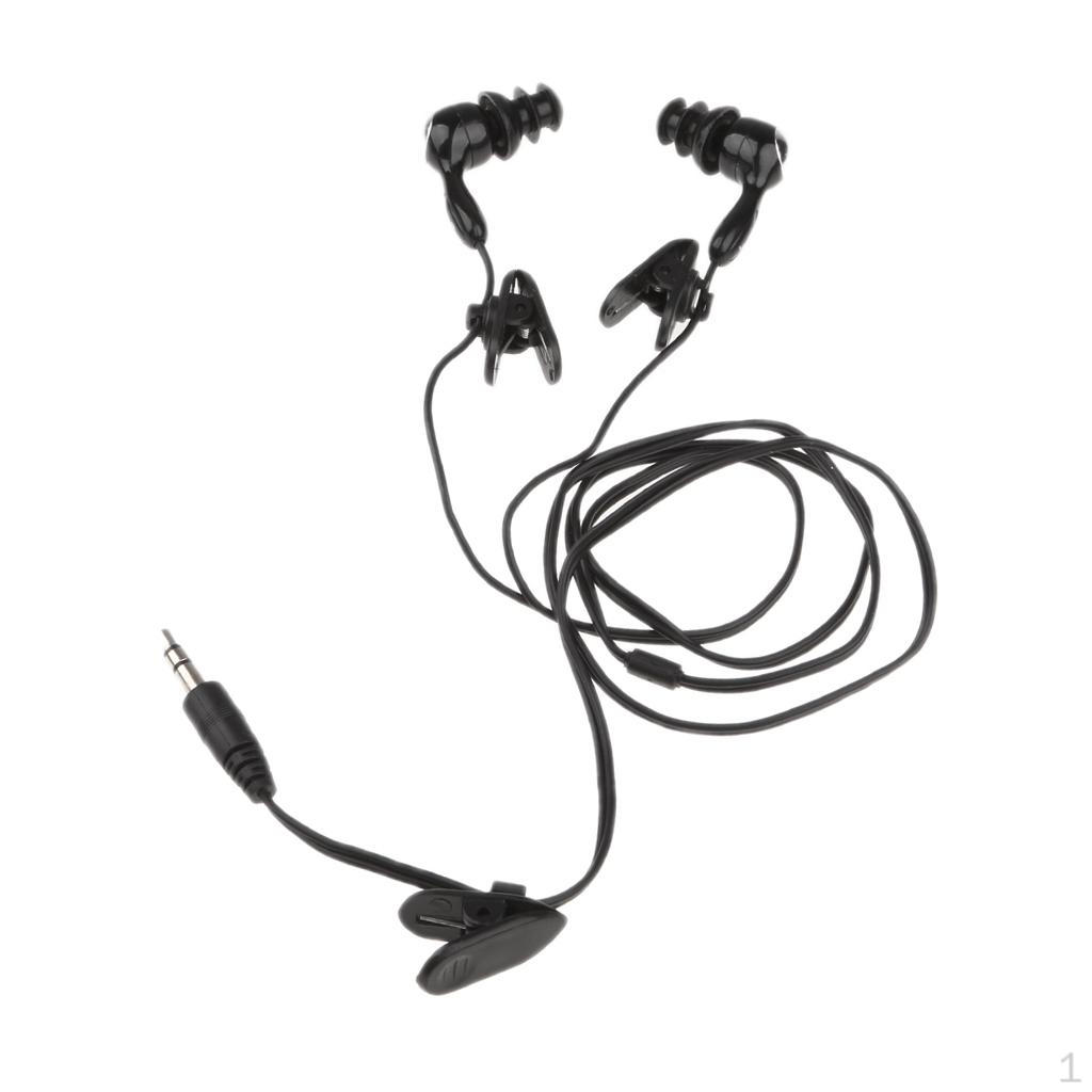 3.5-EAR Sport Underwater Waterproof Earphone Earbud Headphone Suit for //MP
