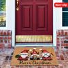 1pc Three Santa Claus Doormats Festive Floor Mat Living Room Rug For Bedroom Welcome Mat Outdoor Rug Christmas Rug