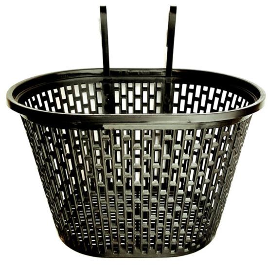 Bicycle Basket Strong Large Capacity Hollowed-out Plastic Basket Multifunctional Item Storage Removable Folding Bike Organizer Front Basket Cycling