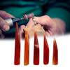 5pcs Agate Knife Burnisher Hand Craft Jewelry Making Tool for Gold Silver Polishing (Red)