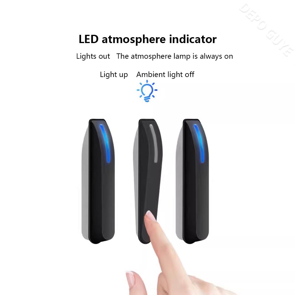 Luxury LED Indicator Light Switch Black Tempered Glass Piano Key Self-reset Wall switch,UK EU Universal USB C Electrical Socket