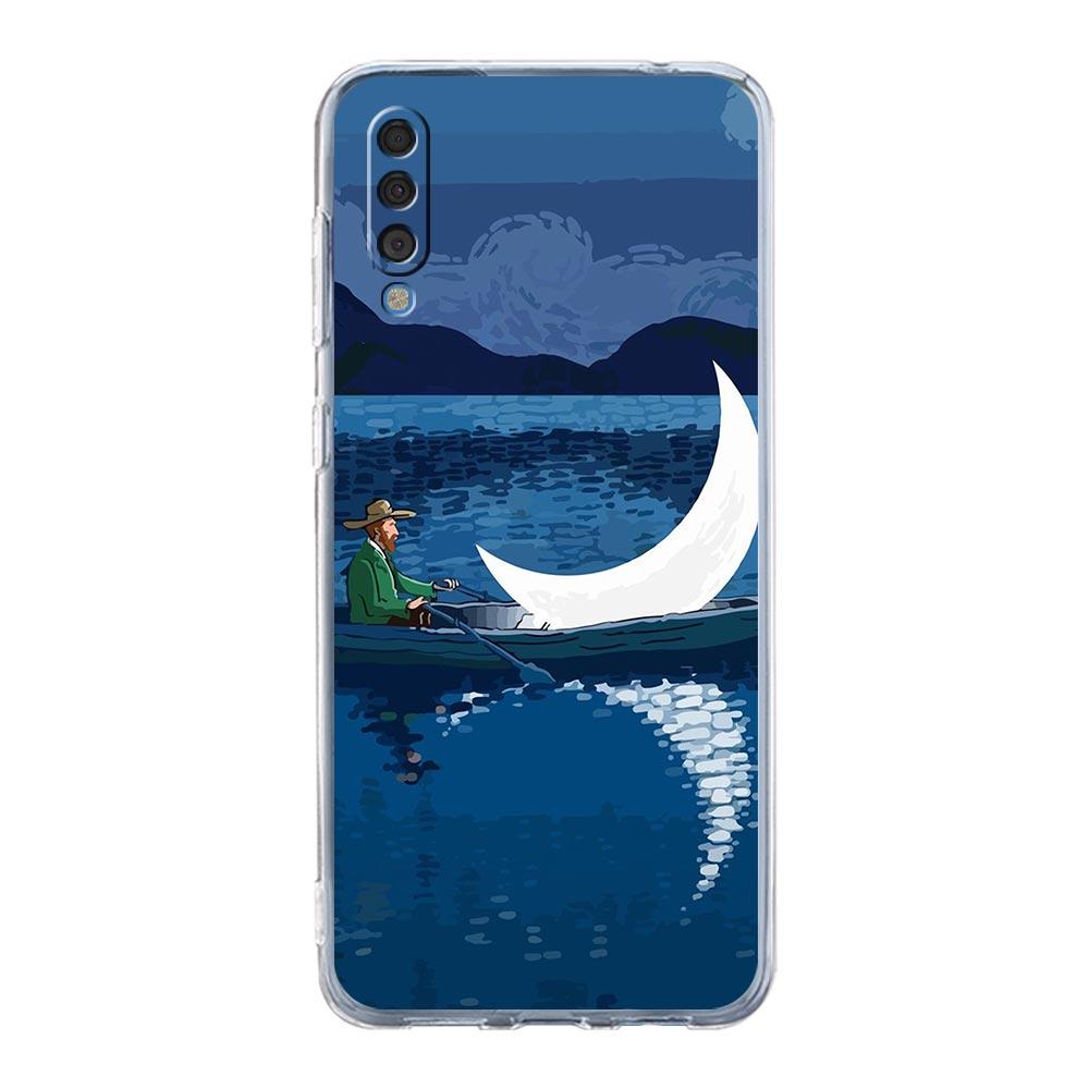Art Aesthetic Van Gogh Starry Phone Case For Samsung Galaxy A52 A50 A70 A10 A30 A40 A20S A20E A02S A12 A22 A72 A32 5G A04s Cover
