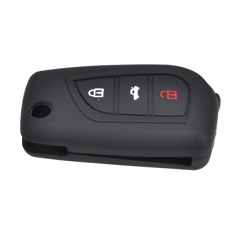 Silikon Gummi Schlüssel Abdeckung Fall Fob Für Toyota Auris Corolla Avensis Verso Yaris Aygo Scion TC IM Shell Protecor Haut remote Auto