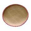Large Handmade Bamboo Winnowing Tray & Deep Sieve Basket for Drying & Tea Leaves