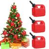 Enfeite de Lata de Gás para Árvore de Natal Decorativa Tanque de Gás de Plástico Vermelho Decoração para Economizar Dinheiro Pingente Mimi Clipe de Dinheiro de Gás Enfeite