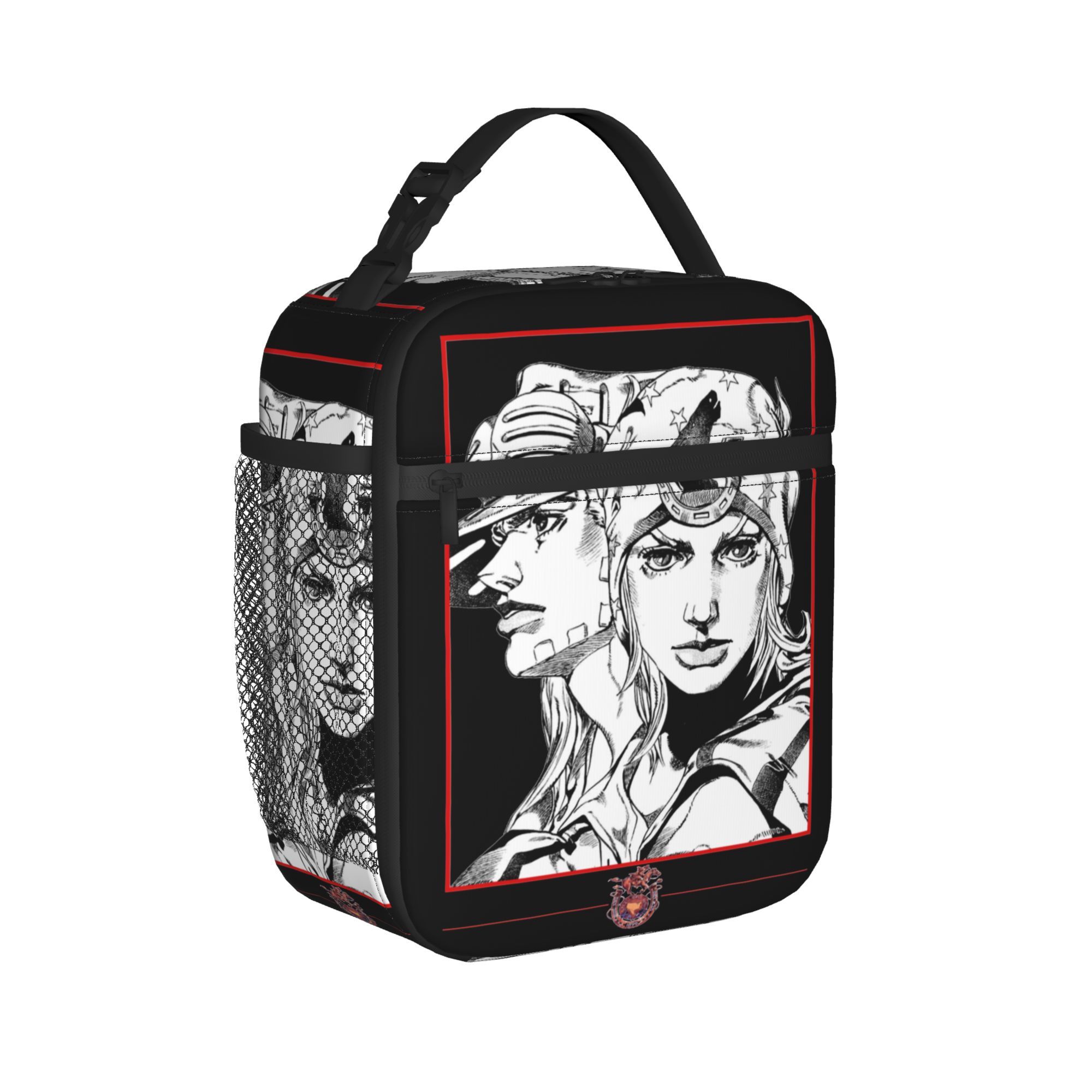 Jayro Johnny Insulated Lunch Bags Cooler Bag Lunch Container J-Jojo Anime Bizarres Tote Lunch Box Food Storage Bag Office Picnic One Size