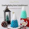 Festive Christmas Tree Scented Candle Ornament - Perfect Holiday Gift & Home Decoration
