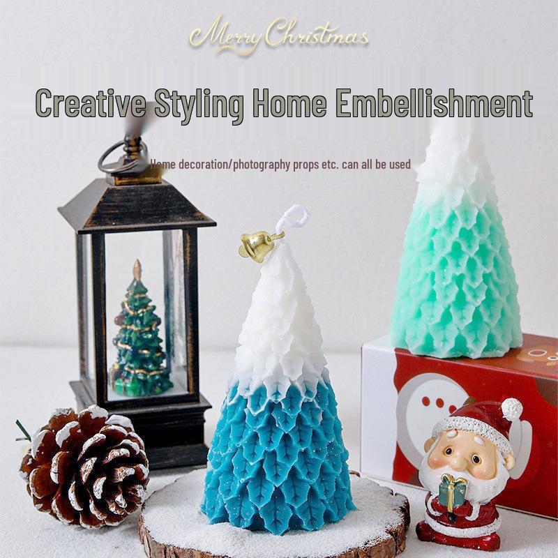 Festive Christmas Tree Scented Candle Ornament - Perfect Holiday Gift & Home Decoration