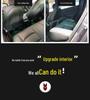 Pink Alcantara Interior Upgrade for Tesla: Personalized Multi-Color Design