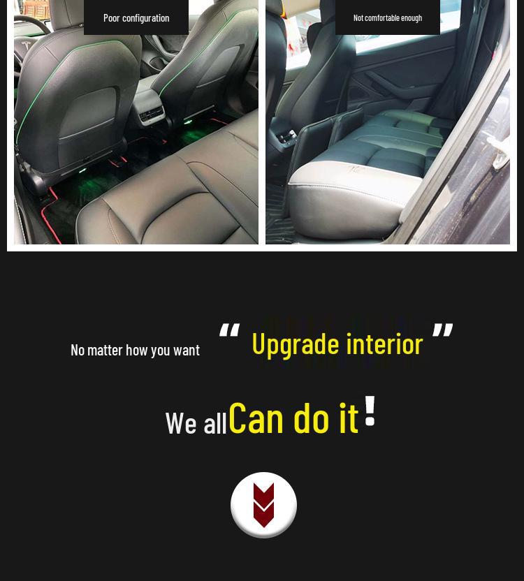 Pink Alcantara Interior Upgrade for Tesla: Personalized Multi-Color Design