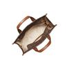 Michael Kors Gigi Monogram Classic Pendant Tote Bag Women Tote Bag Dark-Brown 30H3G3GM5B-227