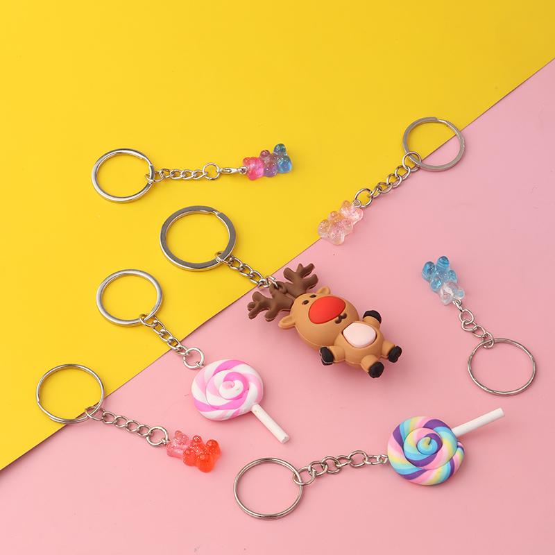 10pcs/Lot Iron Key Rings Keychain Key Chain Split Ring Metal Blank Gold Color Rhodium Keyrings DIY Jewelry Making Accessorie