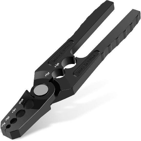 Manual Copper Tube Rounder, Flat Tube Repairer Pliers Refrigeration Tool Pliers, 6-Hole Copper Pipe Repair Plier, Tube Rounder Tool for Copper Tube,