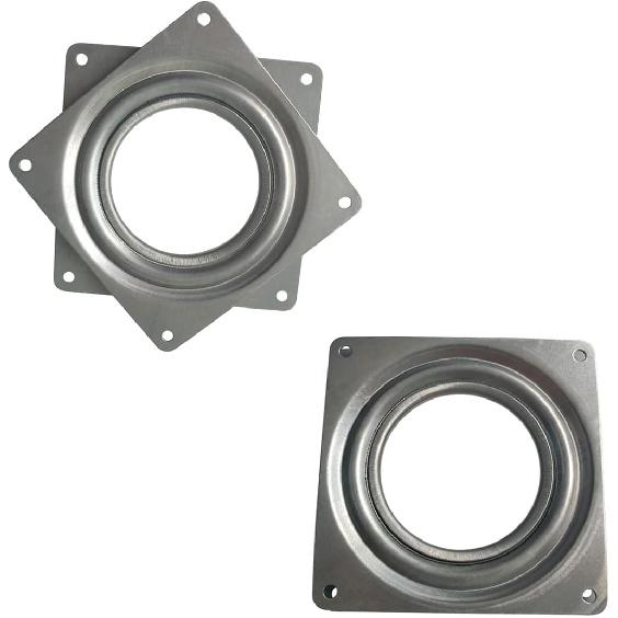1 Pcs 6 Inch Sn Turntable Bearings Sn Turntable Lazy Sn Turntable Square Rotating Bearing Plate Lazy Sn Hardware Swivel Plate, for Swivel