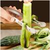 Stainless Steel Double-sided Fruit Peeler Gadgets Fruit Asparagus Yam Cucumber Potato Kitchen Tools7