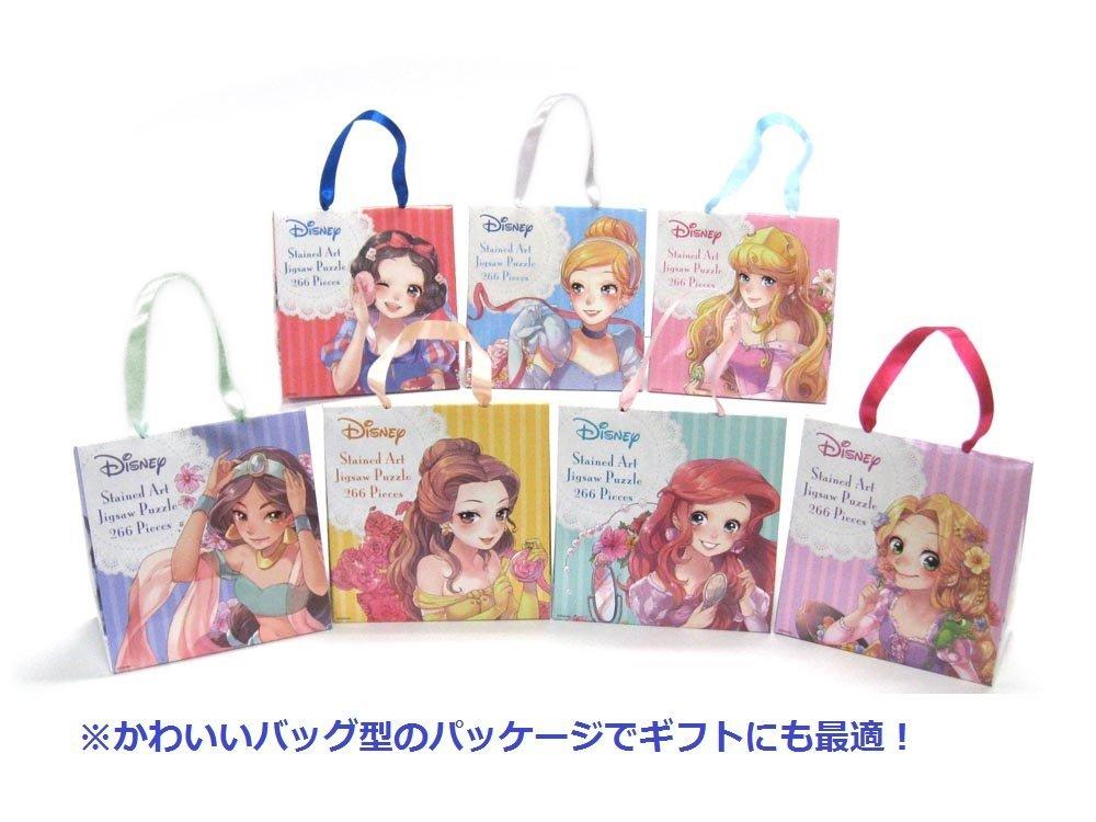 266 Piece Jigsaw Puzzle Sweet Bag Collection Sleeping Beauty Princess Aurora Gyutto Series [Stained Art] (18.2x25.7cm)