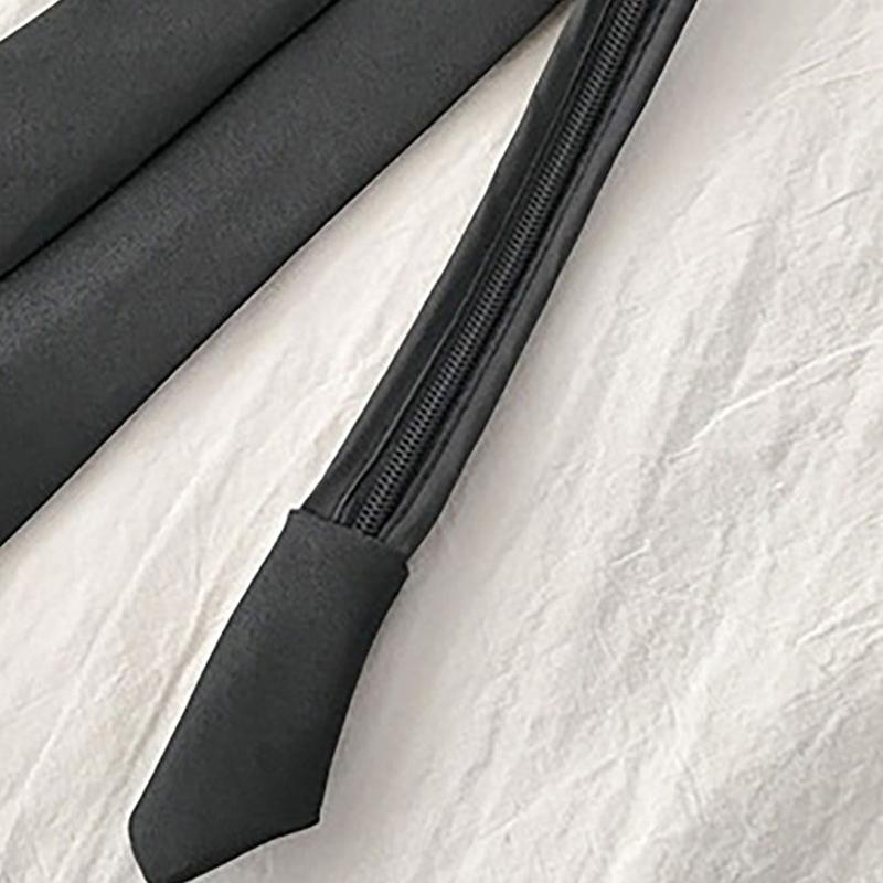 Women Ties 2021 Retro Solid Silky Narrow Neck Tie Slim Smooth Womens Necktie